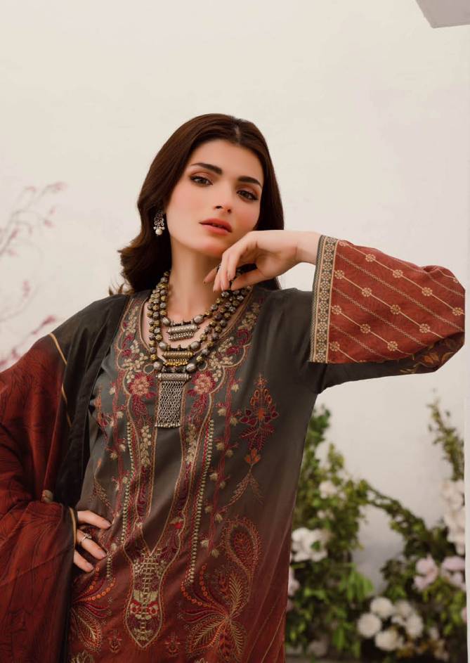 Kesariya Magic in Print Vol 13 By Al Karam Cotton Pakistani Dress Material Wholesalers In Delhi